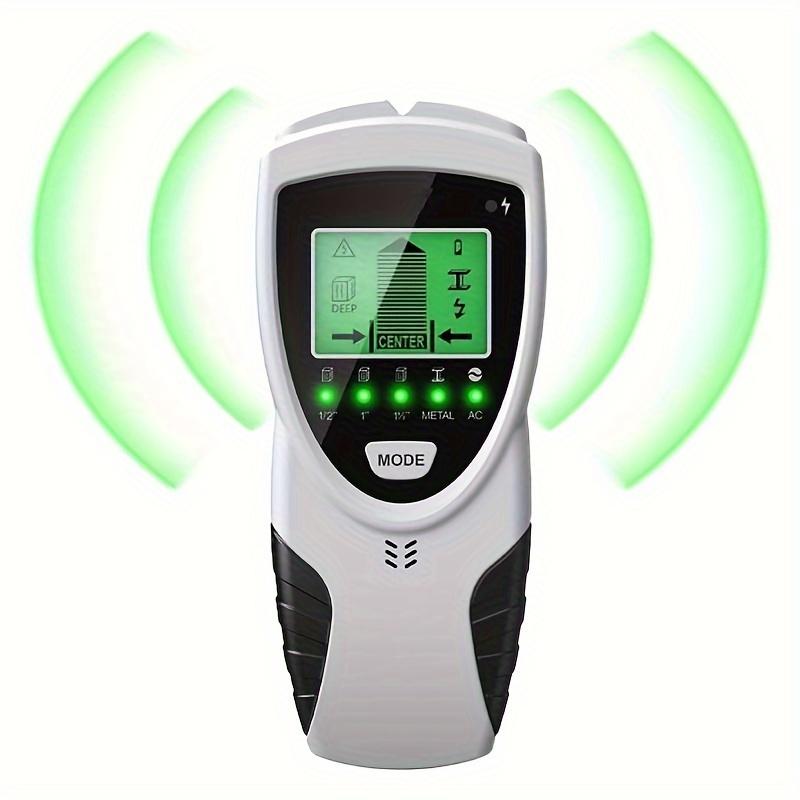 5-i-1 Stenderfinner Veggskanner Detektor, Elektronisk Veggstenderdetektor Med Mikroprosessorbrikke, HD LCD-skjerm, Lydalarm Og Nøyaktig