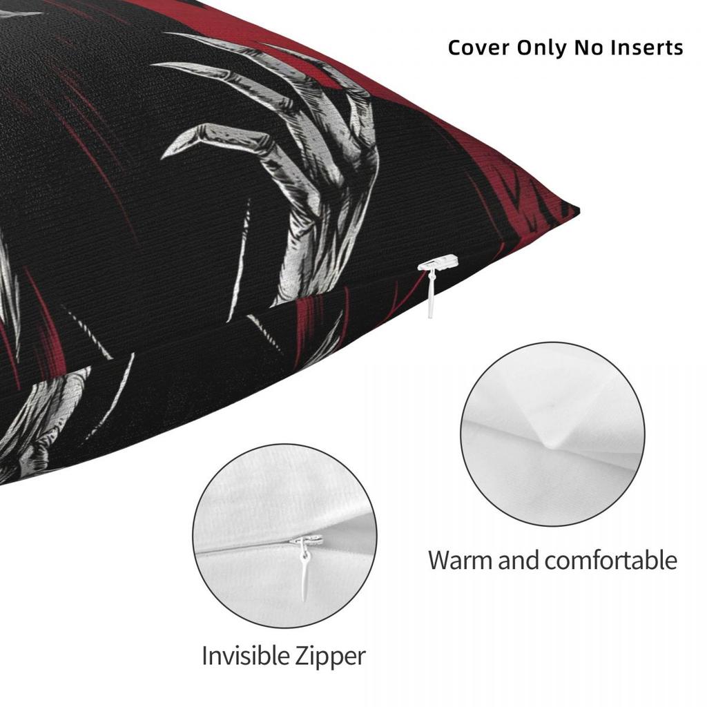 Pillow Cover Queens Of The Stone Age Music Band Cushion Cover American Rock Music Pillow Case For Car Home Decor Pillowcases