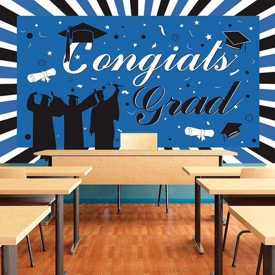 Graduation Banner Reusable Foldable for Classroom