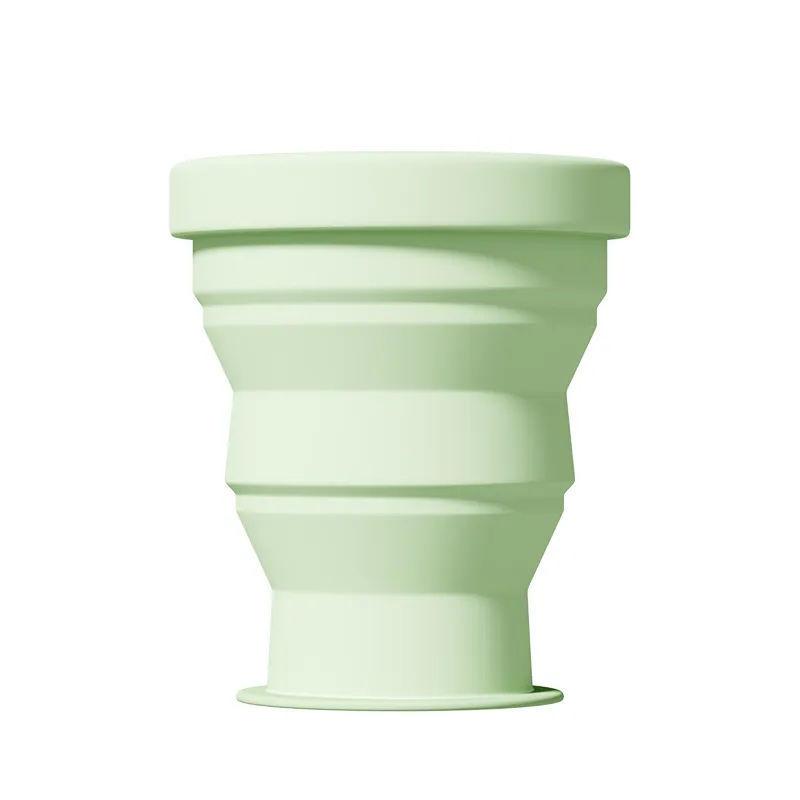 Portable Folding Silicone Outdoor Cup High Temperature Resistance Travel Compression Gargle Practical Drinkware for On-The-Go
