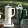 900ml Thermos-Wasserflasche 304 Edelstahl Kaffeetasse Kalt und Heiß Doppelwandige Isolierflasche Becher Auto Reisebecher