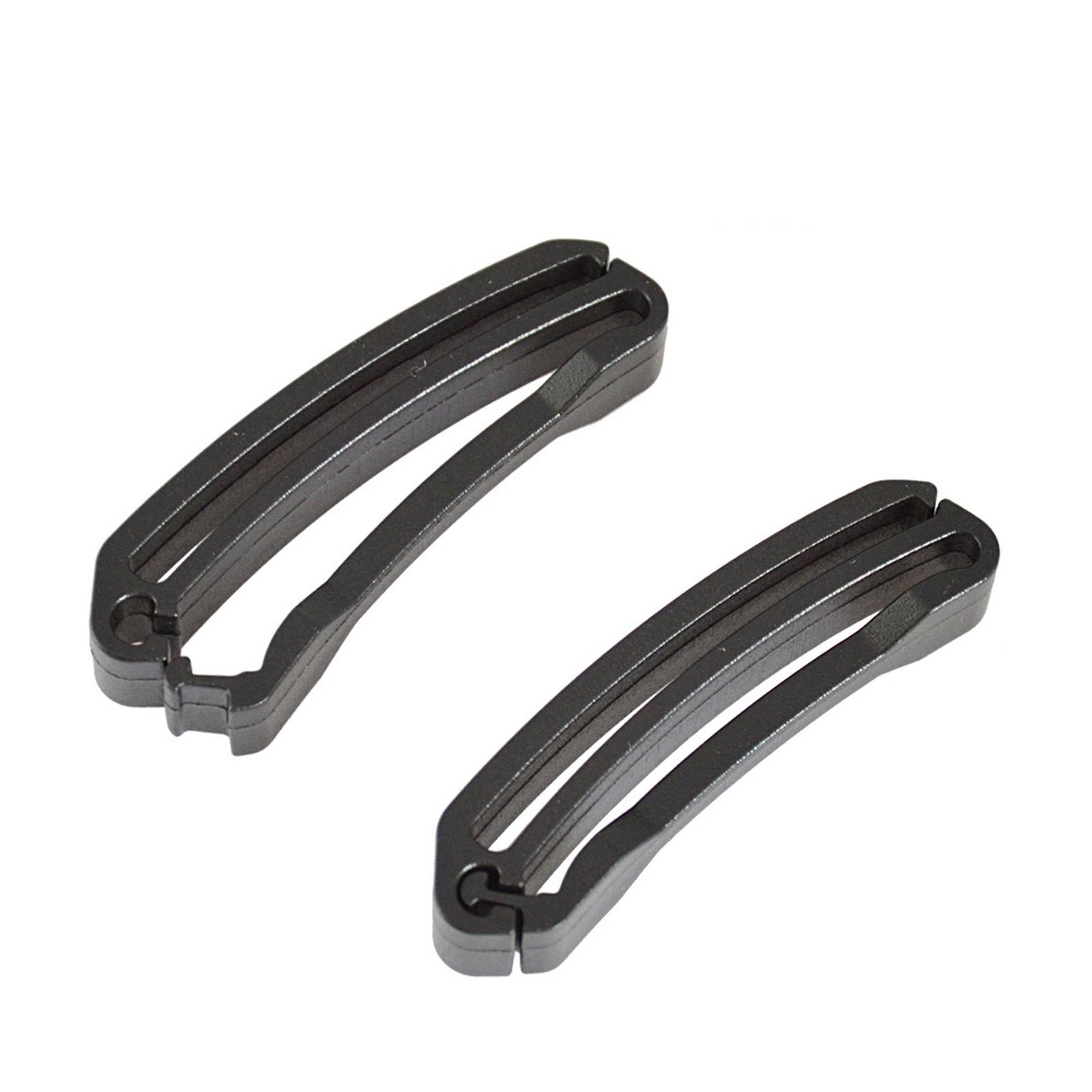 

2 Pcs Plastic Fixing Clip For Webbing Quick Webbing Tail Clip Buckle Belt Storage Buckle Diving Accessories One Size