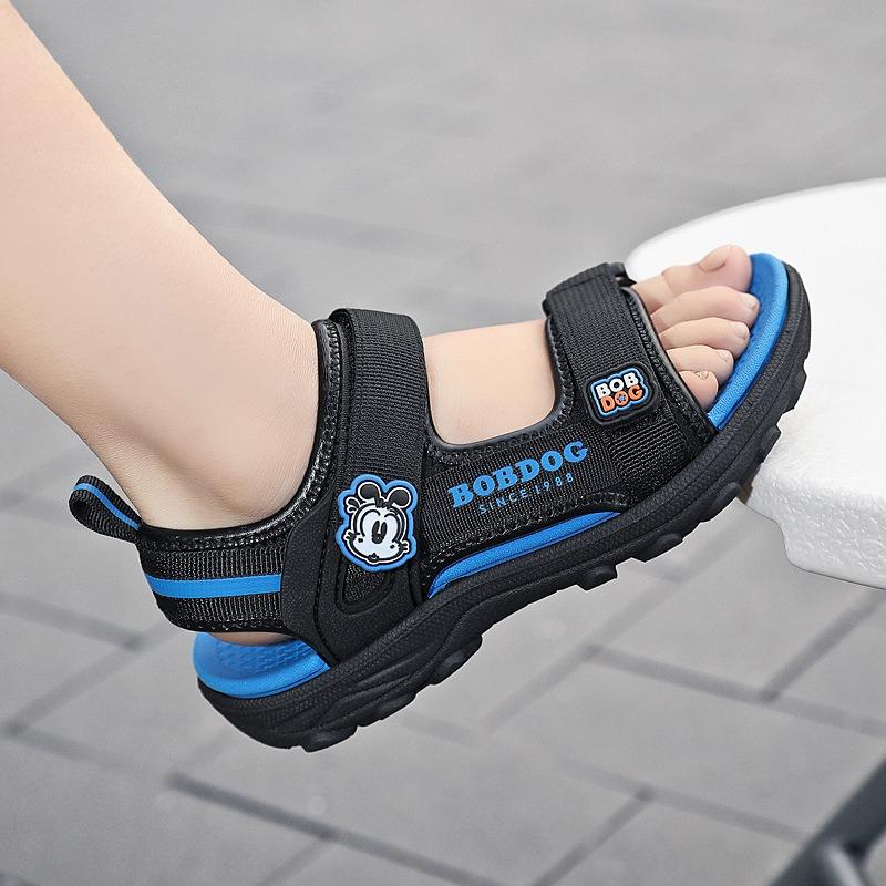 Boys' Sandals with Large Size Anti-slip Soft Sole Children's Beach Shoes