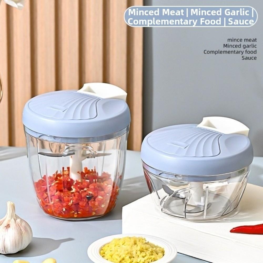 Portable Manual Pull Crusher Multifunctional Garlic Chopper Food Chopper Garlic Chop
