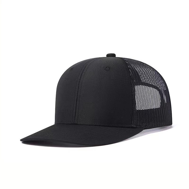 Trucker Hat Cotton Plain Mesh Sports Cap Embroidery Patch Custom Logo Blank Mesh Snapback Gorras 112 Truck Driver Cap