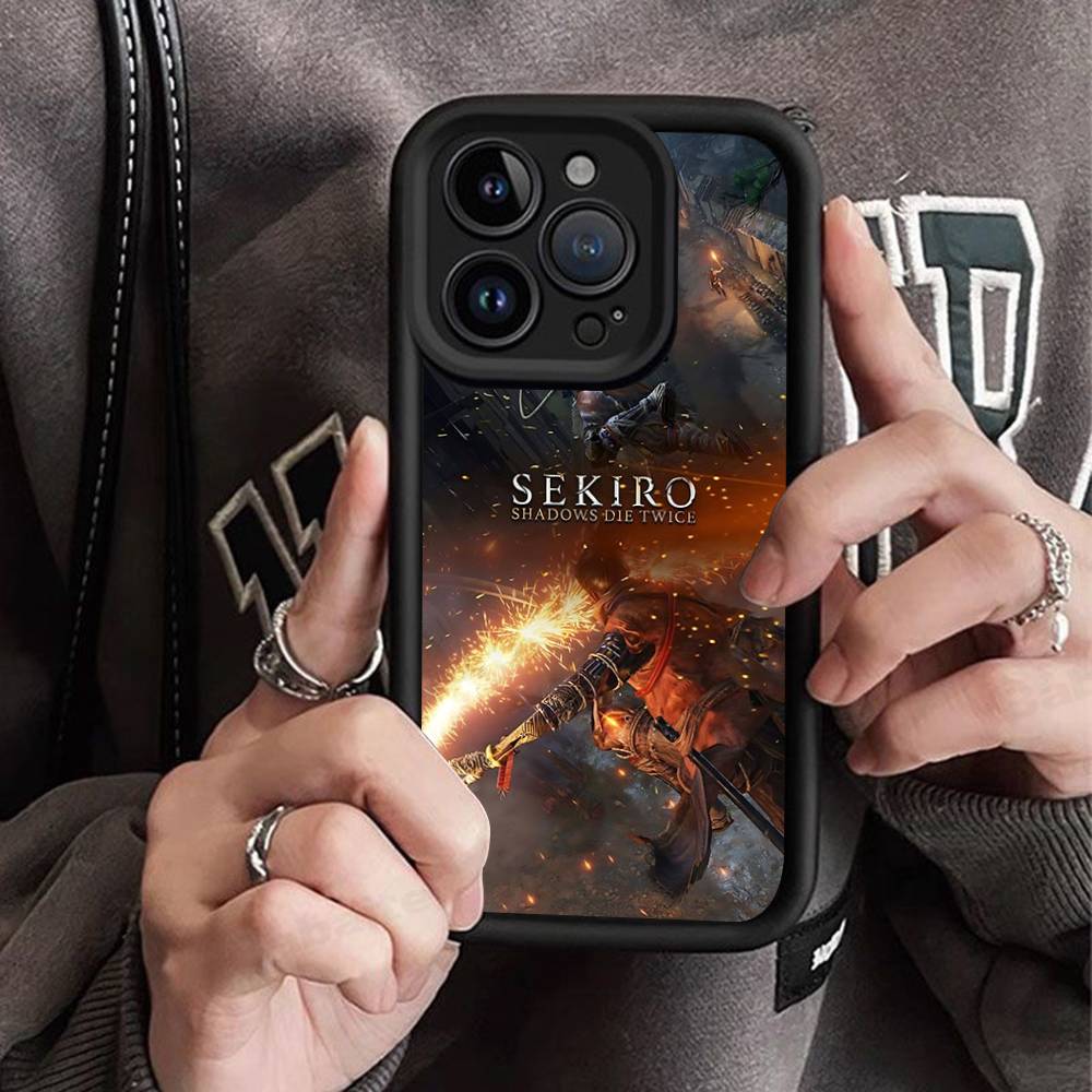Sekiro Game Shadows Die Twice Phone Case For iPhone 17 16 15 14 13 12 11 Pro Max Plus Mini Luck Cover