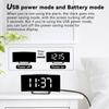 Digital Alarm Clock Dual Alarm Bedside Clock with Temperature Date Display, Brightness, Snooze KTY