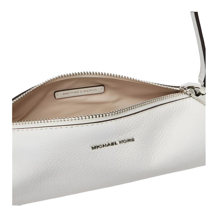 Michael Kors Lzzy Fashion Versatile Leather Shoulder Bag Small Women bags Bright-White 32S6SZYC1L-WHITE