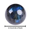 Natural Crystals Labradorite Ball Quartz Massage Polished Reiki Healing Exquisite Room Decor Moonstone Ore Souvenirs Sphere Ball