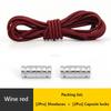 No Tie Shoe Laces Round Capsule Metal lock Elastic Shoelaces For Sneakers easy installation Lazy Shoes Lace Accessories