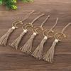 1-5pcs Ramadan Moon Tassel Wooden Beads Ornament Eid Mubarak Muslim Islamic Party  Decoration For Home Wall Door DIY Craft Gift