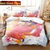 3D Print Anime Kawaii Girl Kyouka Bedding Set Printed Bed Set Duvet Cover Sheet Pillowcase Soft Quilt Cover Full Queen King Size