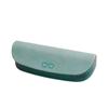 Durable Magnetic Buckle Eyeglasses Case PU Leather Flocking Inside Eyewear Protective Case Lightweight Portable Sunglasses Box