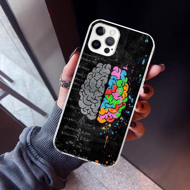 Physics Chemical Mathematics Phone Case For iPhone 17 Air 11 13 Mini 14 15 Plus 16 12 Pro Max 16E SE 7 8 Pattern Soft TPU Back C