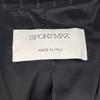 Sportmax 204602296 Black Sailor Collar Tailored Jacket Jacket 42 blackUsed