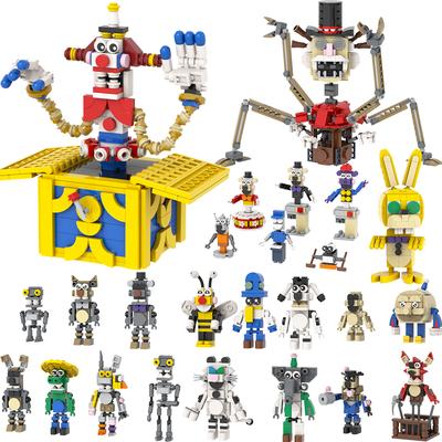 MOOXI Horror Game Secret The Mimic 5 Nighted MOC Brick Model DIY Diorama Children Toy Building Blocks Set Adult Assembling Gift
