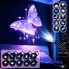 161 Degree Rotating Dreamy Starry Sky Projector USB Powered Flexible Neck USB Plug Projection Lamp Interchangeable Slides