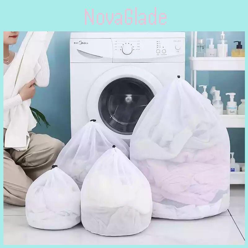 Versatile Large Mesh Net Wash Bags For Delicate Laundry Items And Easy Storage