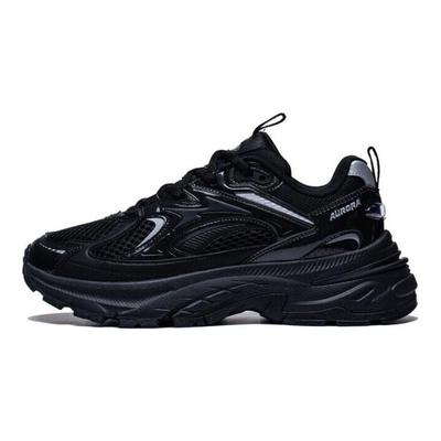 LiNing Aurora 2K Comfortable Shock Absorbing Wear Resistant Low Top Casual Shoes Women Casual Shoes Black AGCT108-2
