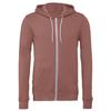 Canvas Unixex Zip-up Polycotton Fleece Hooded Sweatshirt / Hoodie