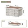Camping Storage Box Outdoor Folding Storage Boxes Car Trunk Travel Organizing Bin with Lid Stackable Dustproof Spice Picnic Case