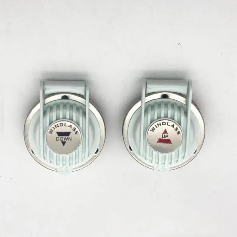 1 Pair Anchor Winch Conta 1 Up and 1 Down for Boat Marine Windlass Foot Switch 12V or 24V  ABS NEW