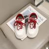 2025 New Children's Little White Shoes Girls' Students Comfortable Sports Board Shoes Boys' Versatile Lightweight Casual Shoes Tide