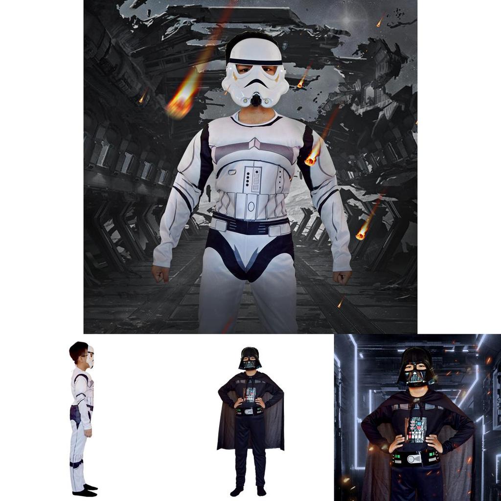 Authentic Star Wars Death Vader Costume For Kids Perfect For Halloween And Role Play