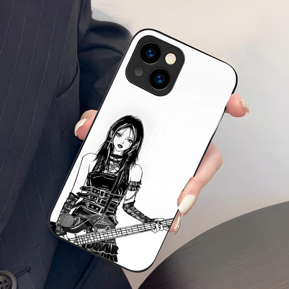 Anime N-Nana Osaki Phone Case For IPhone 17 Pro Max 15 Pro 16 14 Plus 12 13 Mini 11 Pro Shockproof Glass Cover