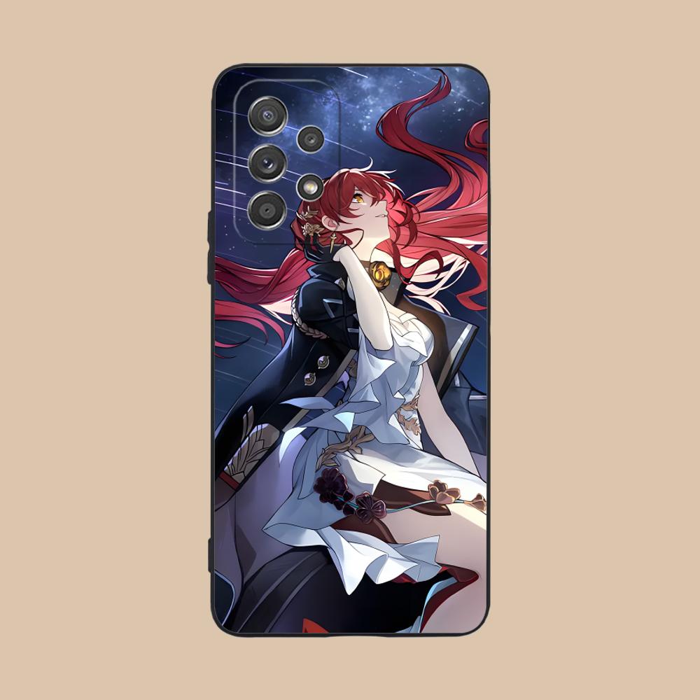 Funda de Teléfono Móvil HSR Himeko Mate de TPU para Samsung Galaxy A56 55 54 53 52 51 36 35 34 23 16 15 5G Funda Colorida