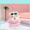 Adorable Plush Animal Keychain For Summer Pool Party Cute Travel Gift Accessories