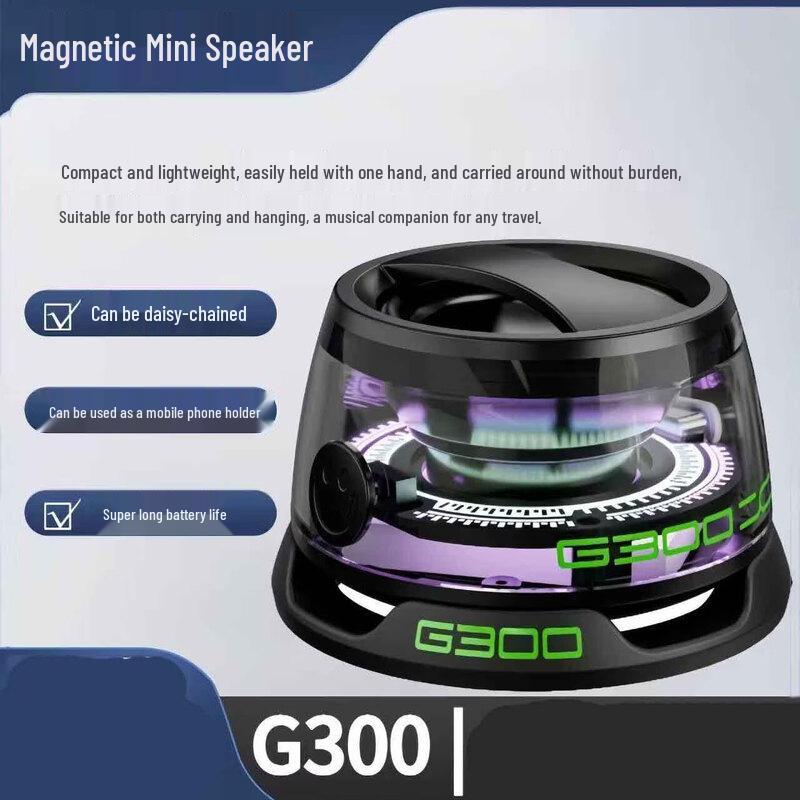 Bach Johann G300 Magnetiline Juhtmevaba Bluetooth-kõlar (CN versioon)