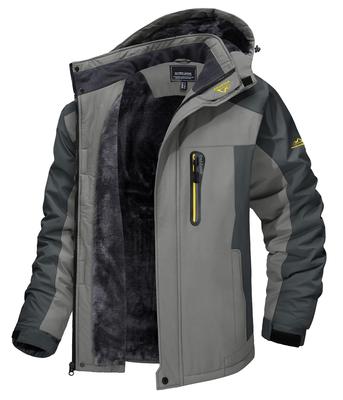 Casaco de Montanha Fleece Motocicleta Inverno Escalada Outdoor Leve 3XL, Casaco Masculino, Corta-vento, Impermeável, Roupa, Bicicleta, Trekking,