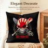 Five FFinger Death PPunch Cushion Cover Natural Linen Organic Fabric DoubleSided Printing Sofa Home Decor Gift Pillow Case