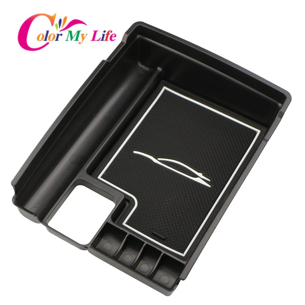 Auto Mittelkonsole Armlehne Aufbewahrungsbox für Nissan X-trail T32 Rogue 2014-2025 Armlehne Handschuhfach Halter Behälter Palette Behälter