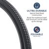 YunSCM Set of 24x1 24x1 Bicycle Tires 24x1 Tubes with 32mm American Rim and Tire for 1 Road 2, 3/8" Tires, 3/8" 37-540 + 3/8" Valves, Tape, Lever,