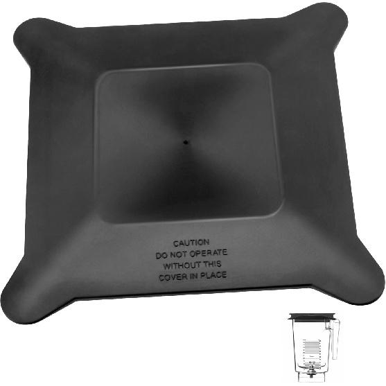 Blender Lid Replacement for Blendtec 200086 Soft Rubber Lid Fits for FourSide & WildSide Jars Commercial Blender Black Rubber Lids for Blendtec