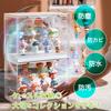 CLEAN HOUSE Green Acrylic Figure Extra with for Collectible Storage and Display Case, Large, Stackable, Stickers,