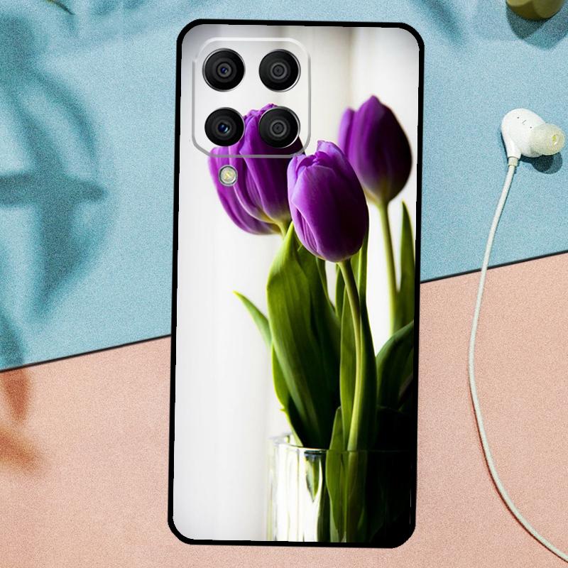 Tulip Flower For Samsung Galaxy M14 M34 M54 M20 M06 M16 M12 M13 M15 M35 M55 M33 M53 M21 M31 M32 M52 Case