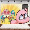 Cartoon Amazing World Birthday Party Decorations Gum&balles Balloon Banner Cake Topper  Rabbit Cat Anime Backdrop Kid Favor Gift