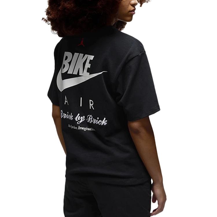 Air Jordan X Nigel Sylvester Bike Air T-shirt 'Black' Men's HQ1736-010