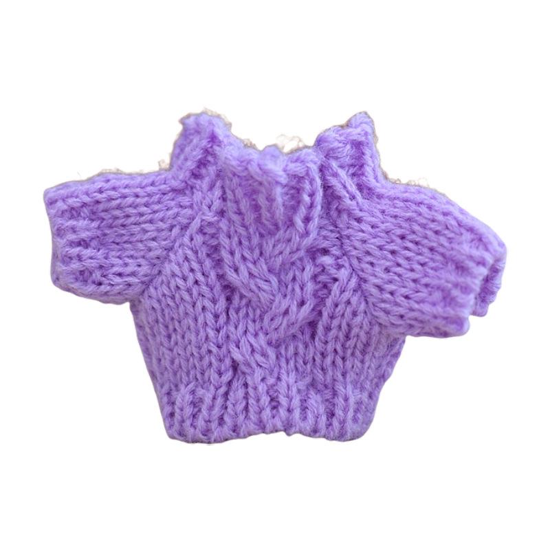 

5 см Мини Кукла Шерстяное Платье с Мишкой и Головой Щенка для DIY Аксессуаров