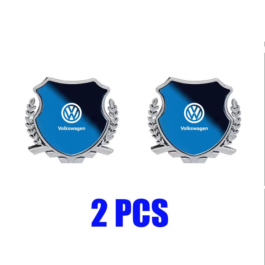 Zinc Alloy Car Fender Emblem Window Badge for VW GTI Golf R Tiguan Polo T-ROC JETTA PASSAT TOUAREG Personalized Badge