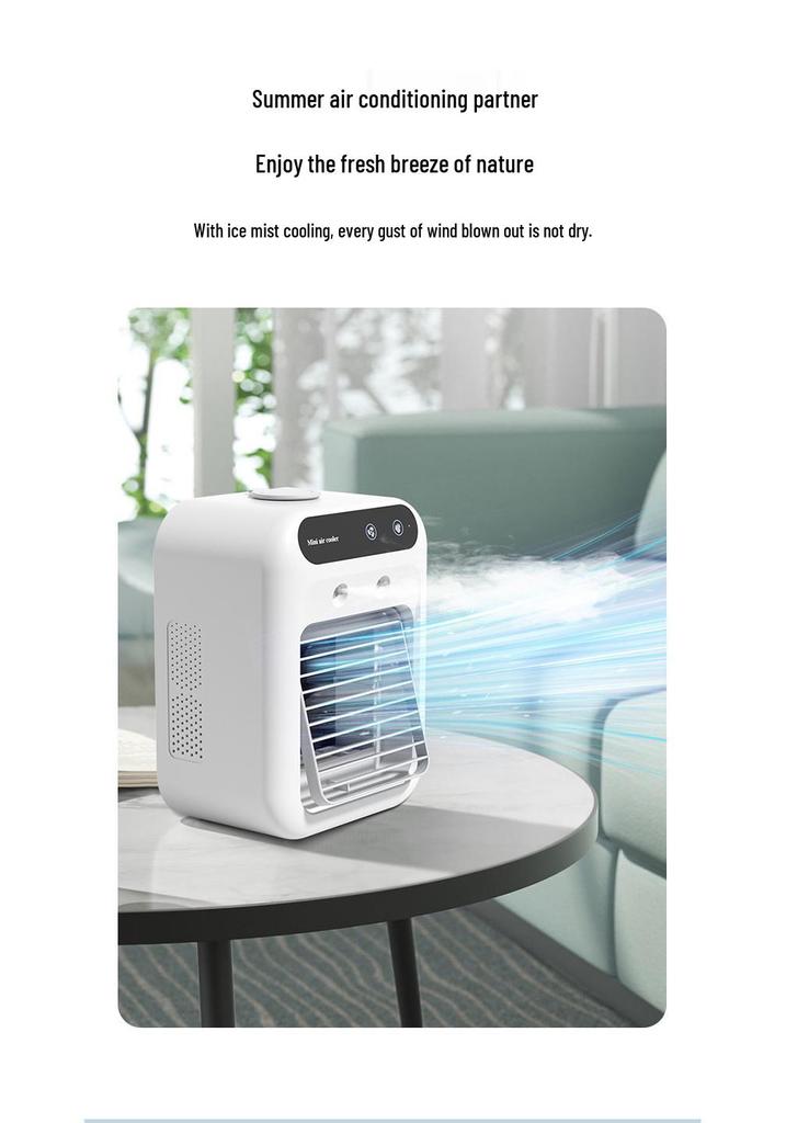 Portable Mini Air Cooler & Spray Fan