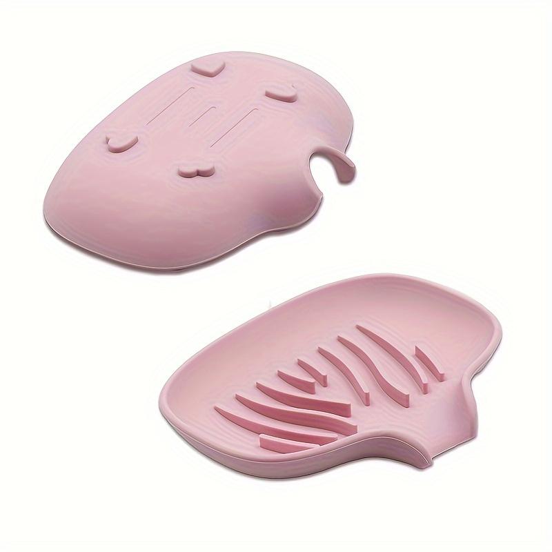 Seifenschale Haus Badezimmer Ablage Seifenhalter Einfach und Kreativ Silikon Seifenschale Badezimmerzubehör Badezimmer Duschzubehör