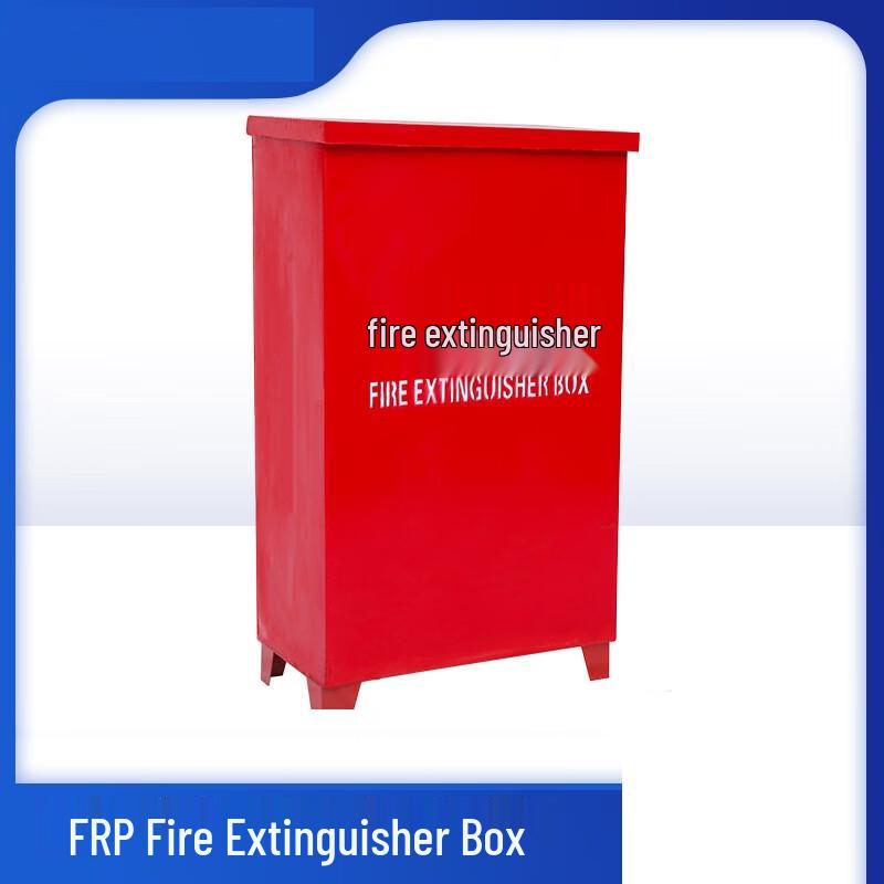 Fiberglass Fire Extinguisher Cabinet 5kg Capacity Each