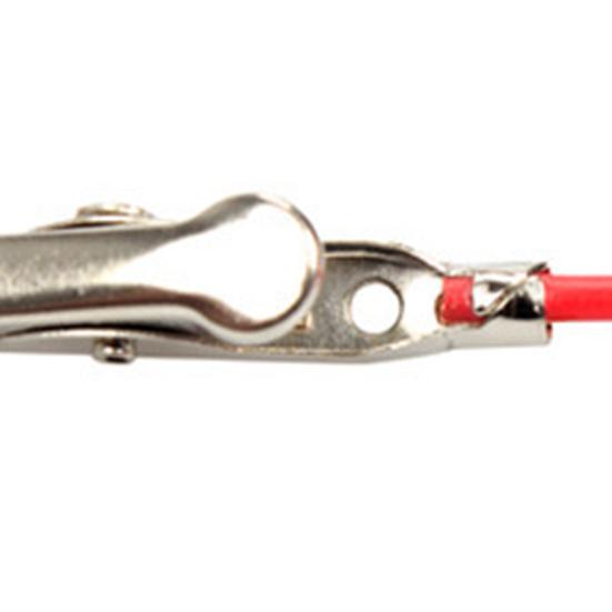 10Pcs Battery Bulb Holder Connecter U Shaped End Sturdy Science Supplies Electrical Testing Experiment Crocodile Clips Wire Connecter for School