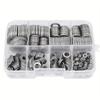 80/180 Pcs Non Slip Sealing Gasket Washer Assortment Kit for Faucet Pipe Automotive Leak Proof Repair