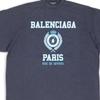 Balenciaga College Crest Crinkled T shirt 694576TMV954140
