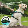 Double layer explosion-proof pet dog chest strap, anti escape dog strap, reflective vest, medium and large dog chest strap